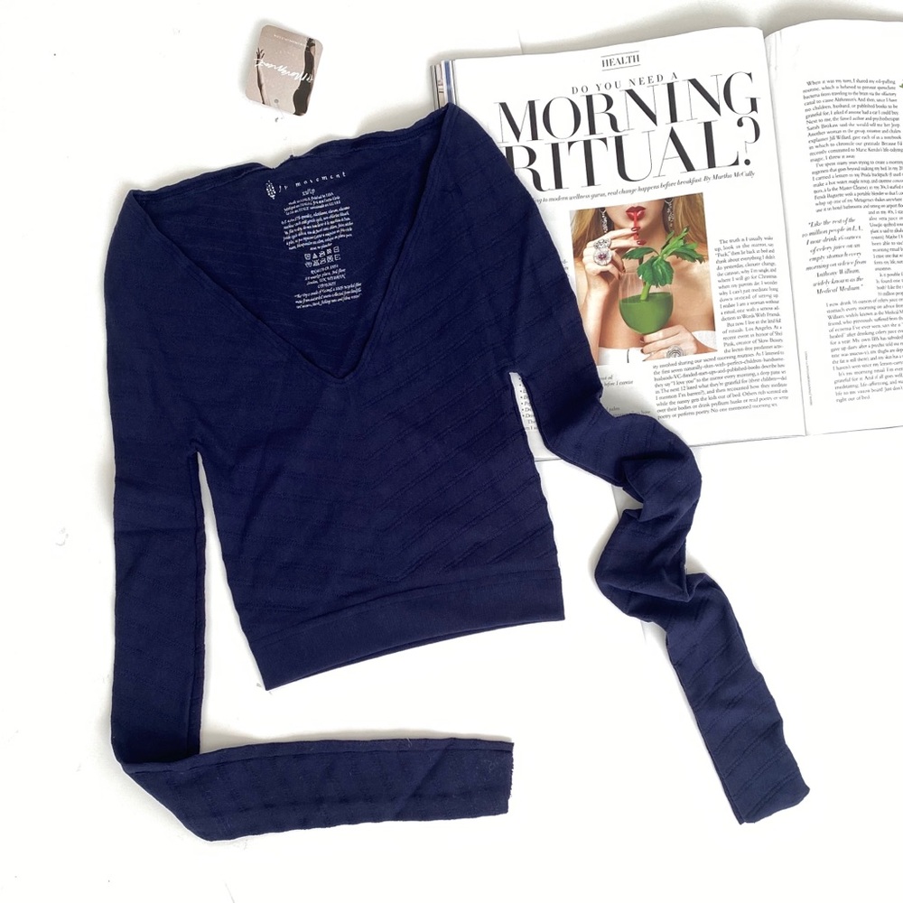 Free People Movement Gone Adrift Long Sleeve Top